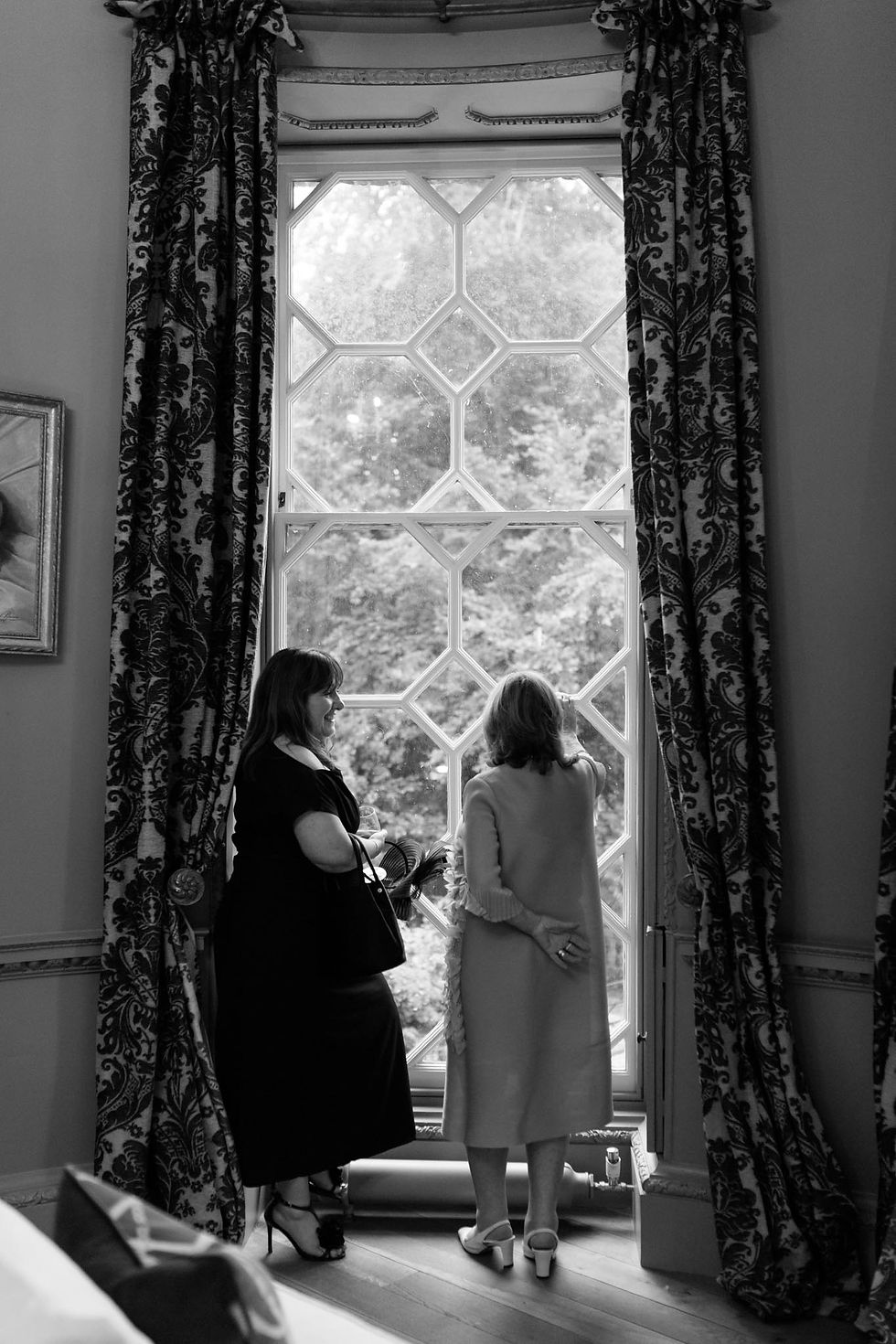 happy wedding guests stafford