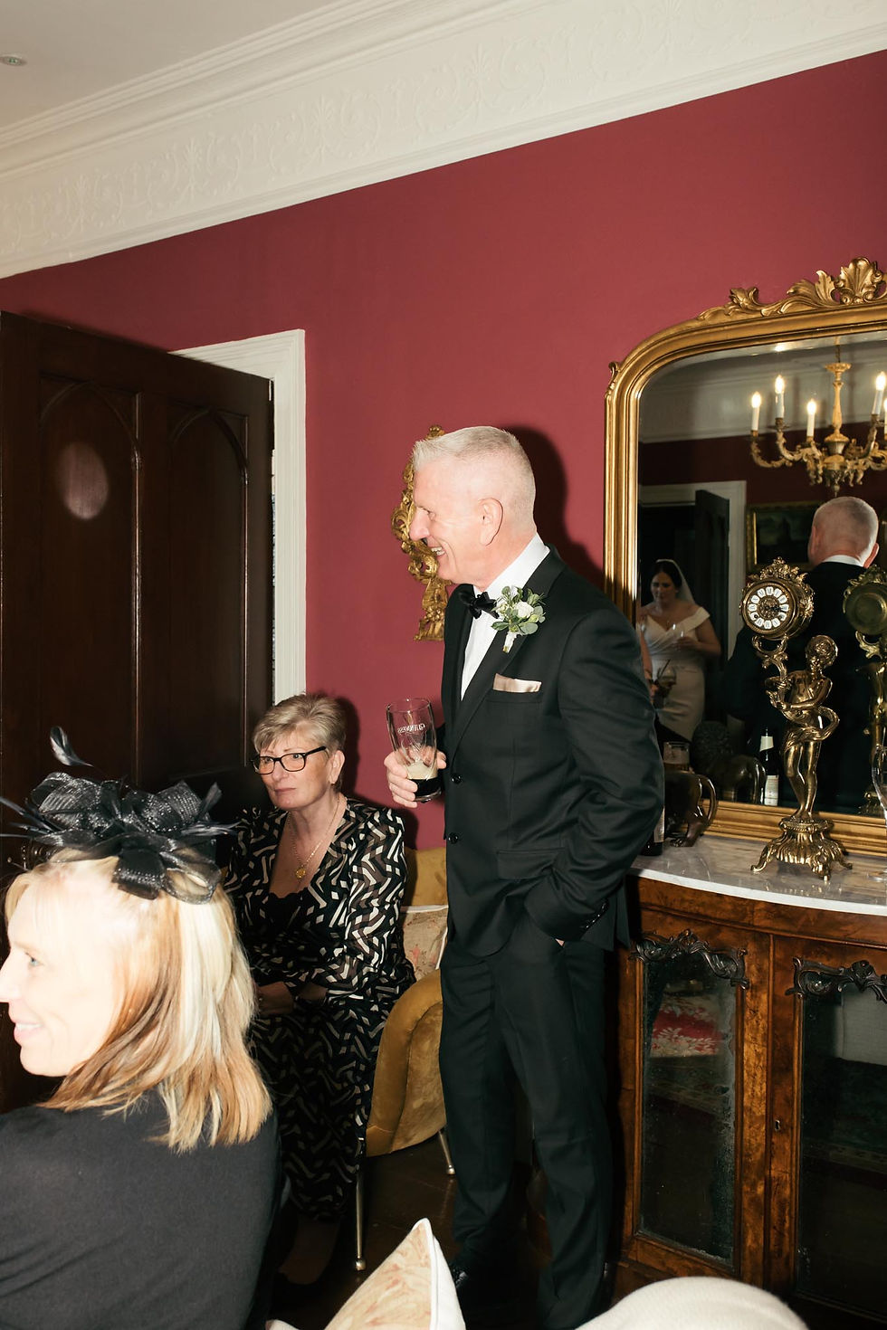 happy wedding couple sheffield dunston hall