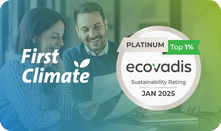 First Climate EcoVadis Platin-Status
