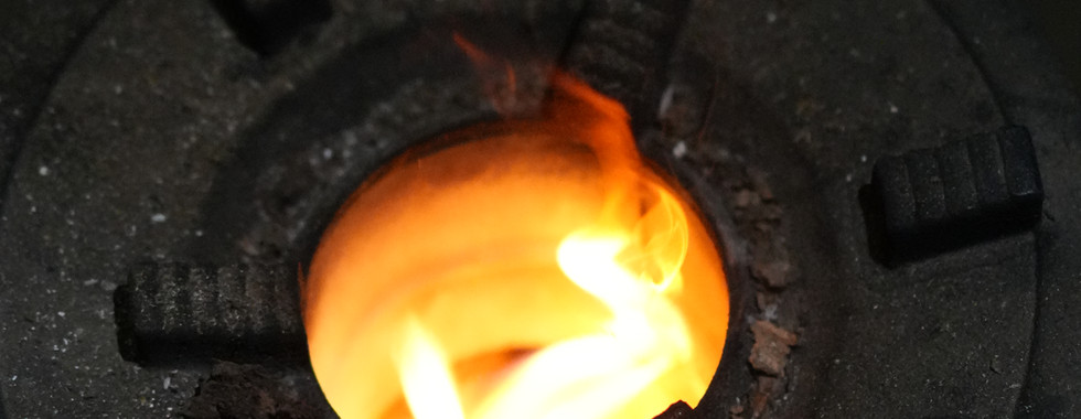 Ein Kochofen im Einsatz