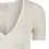 Thumbnail: Lace T-top - merino og silke (off white)