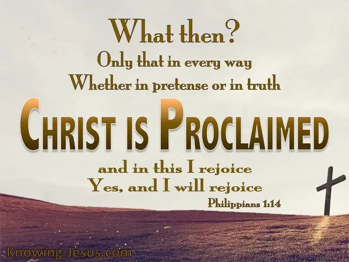 Rejoicing even in Pretentious Preaching