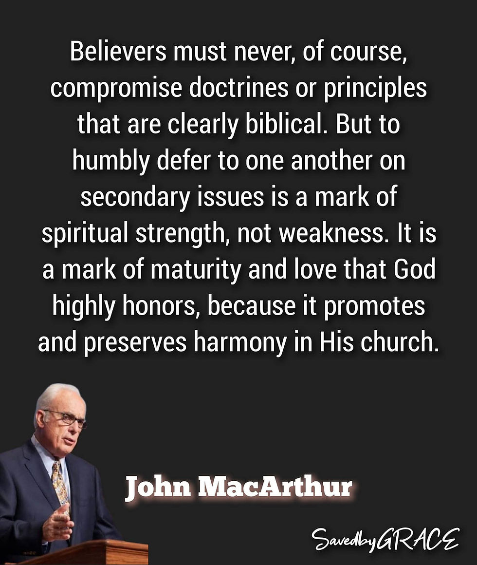 John MacArthur always knew where to draw the lines for proper church behavior because of his love for God and superior study of God's word.