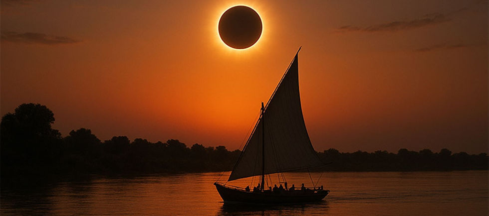 Solar Exclipse Luxor 2027 Egypt