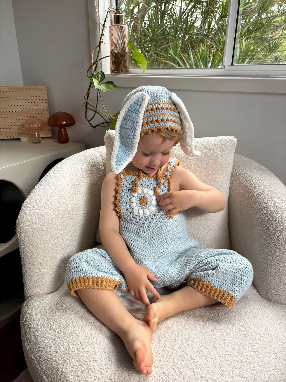 Thumbnail: Bunny Bonnet - PDF crochet pattern