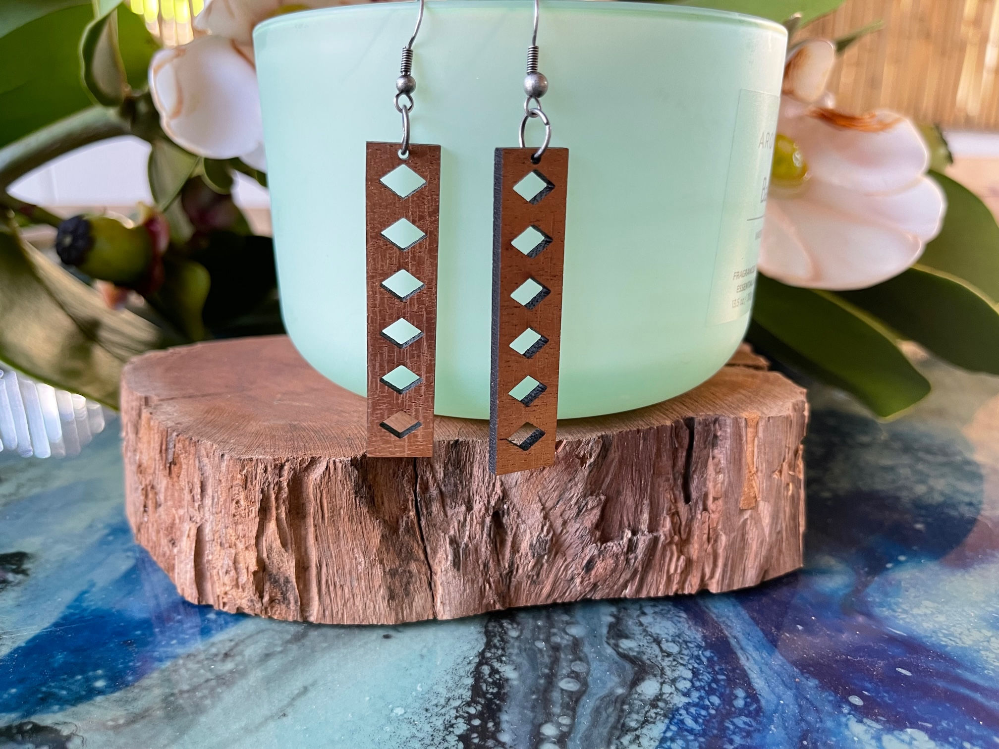 Koa Earrings