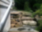 Ludwig Quarry landscaping stone in finished outdoor stone staircase