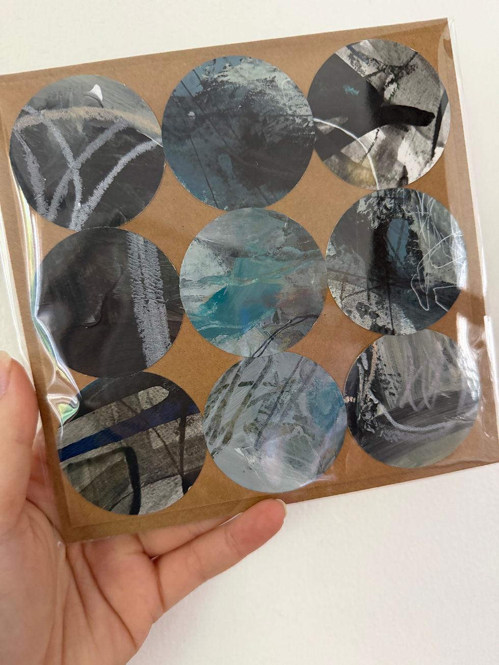 Thumbnail: Cards - Collage - Square - One of a Kind- Blank for all occasions