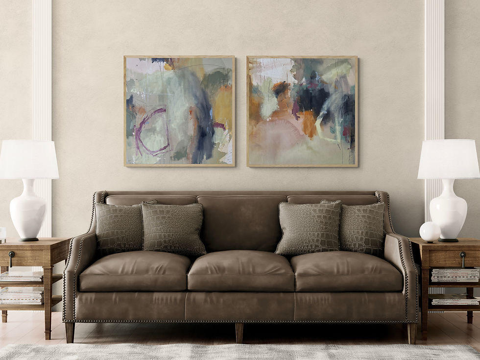 The space between things - set of 2