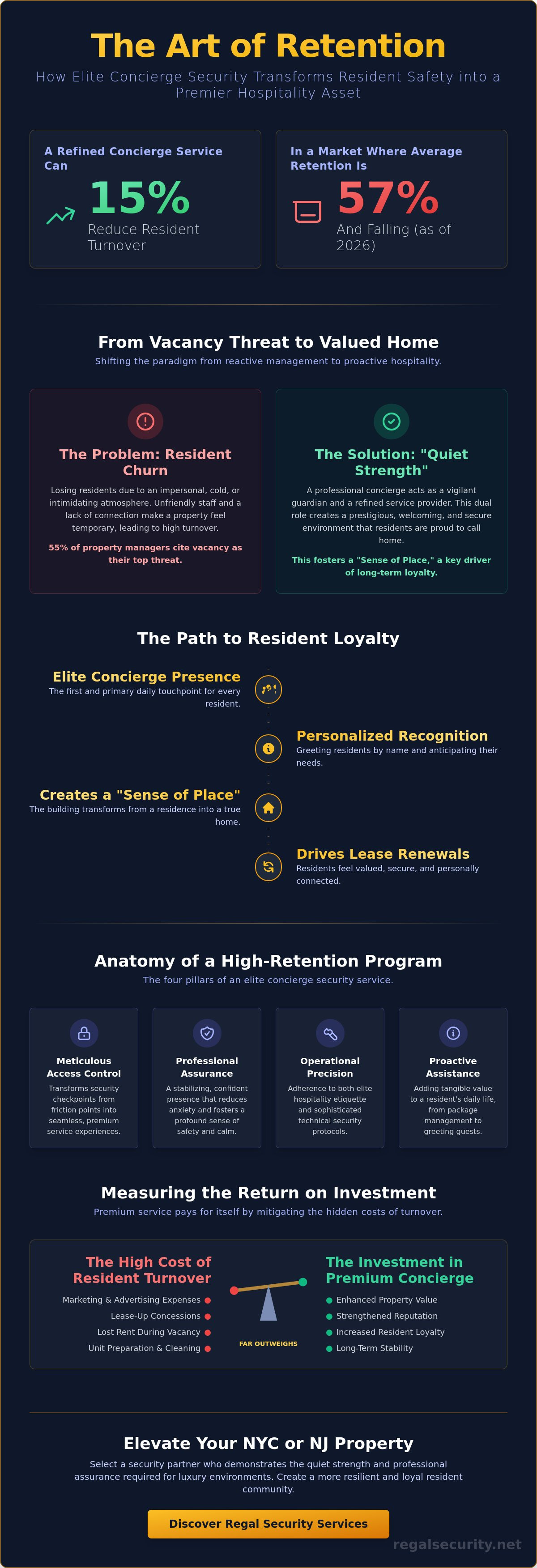 Concierge security resident retention
