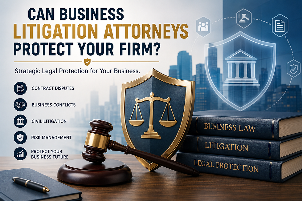 Can Business Litigation Attorneys Protect Your Firm?