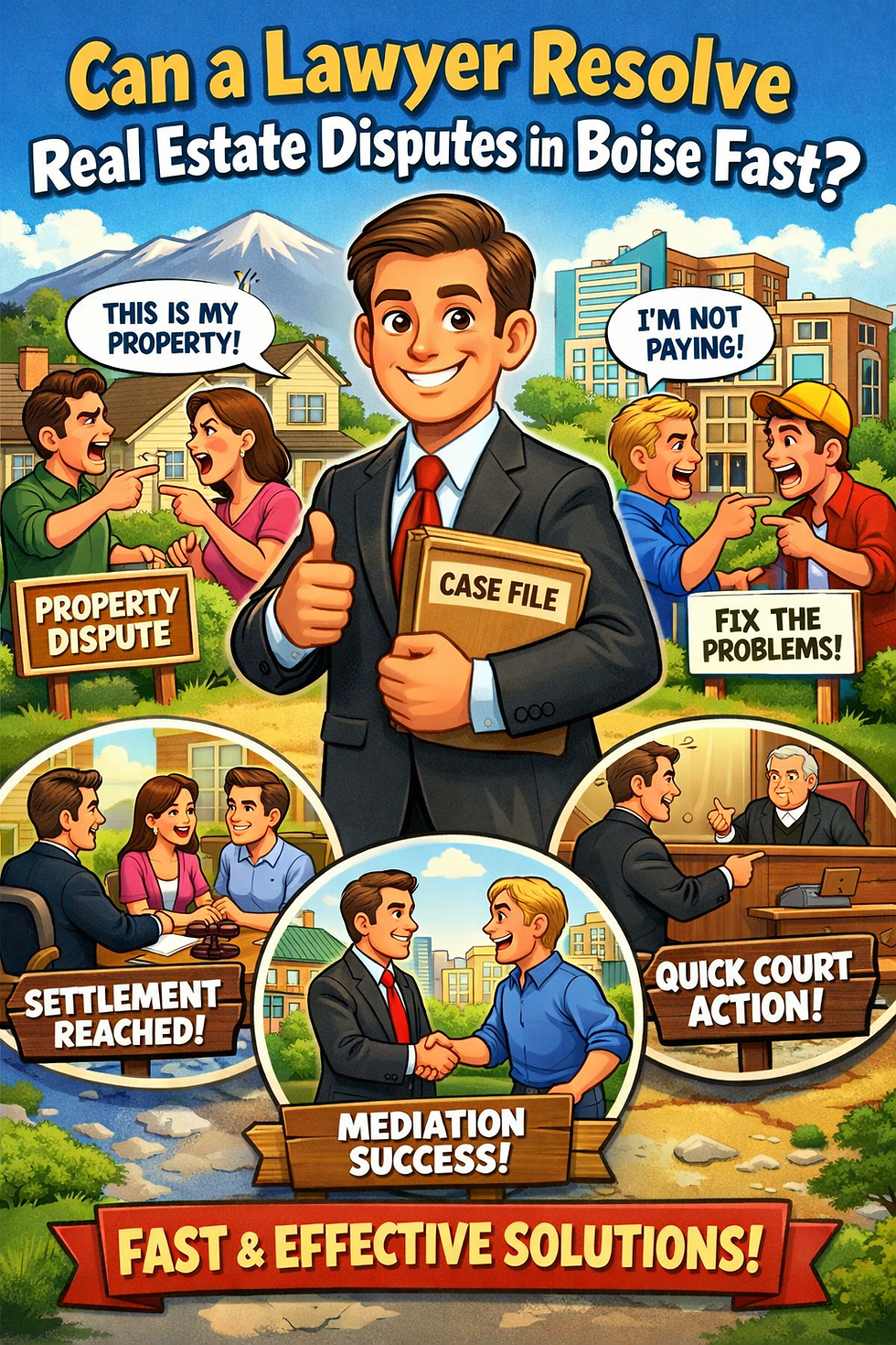 Can a Lawyer Resolve Real Estate Disputes in Boise Fast?