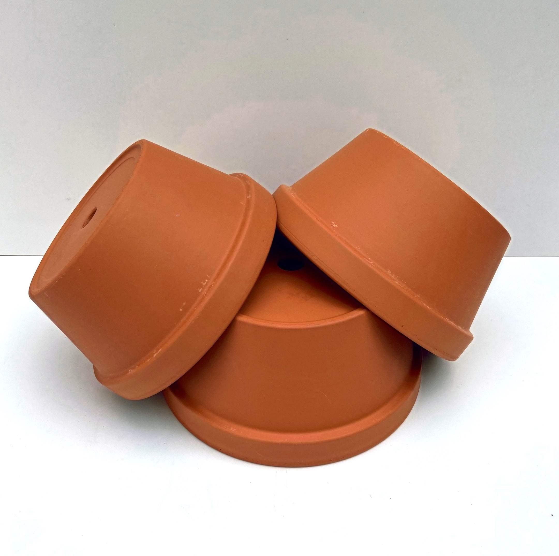 Premium Quality Terracotta Half Plant Pots 22cm W x 10.5cm H(HF22)