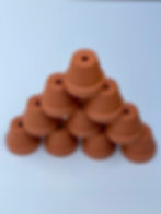 Thumbnail: Small Traditional Terracotta Plants Pot - 7 cm W x 6 cm H ( F7)