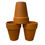 Thumbnail: Terracotta Long Tom Plant Pots 10cm W  x 11cm H ( LT10)