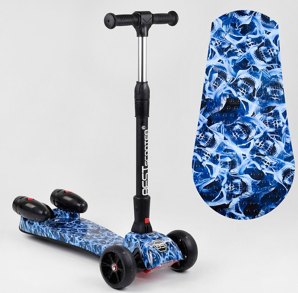 Прев'ю: Самокат з турбіною, димом і музикою Best Scooter MAXI