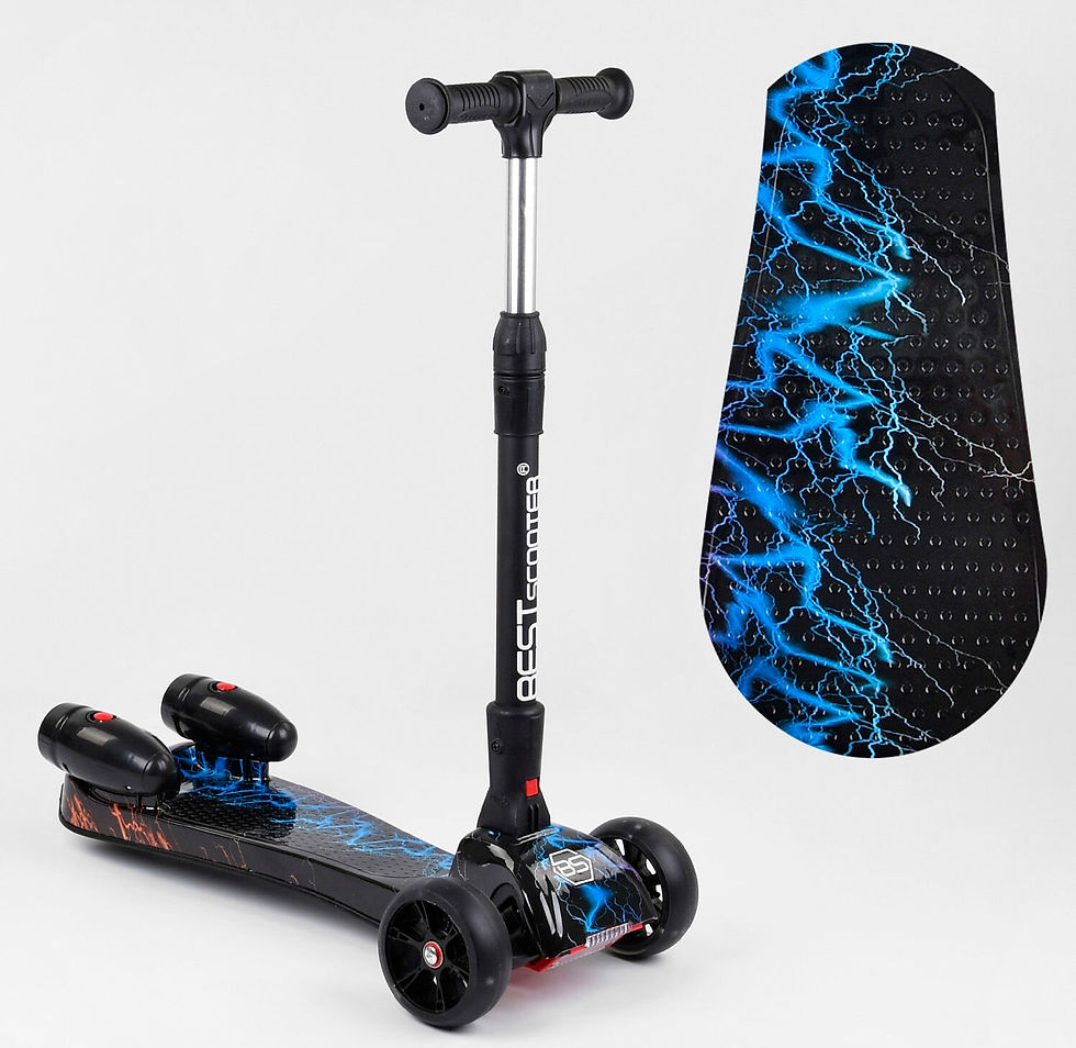 Прев'ю: Самокат з турбіною, димом і музикою Best Scooter MAXI