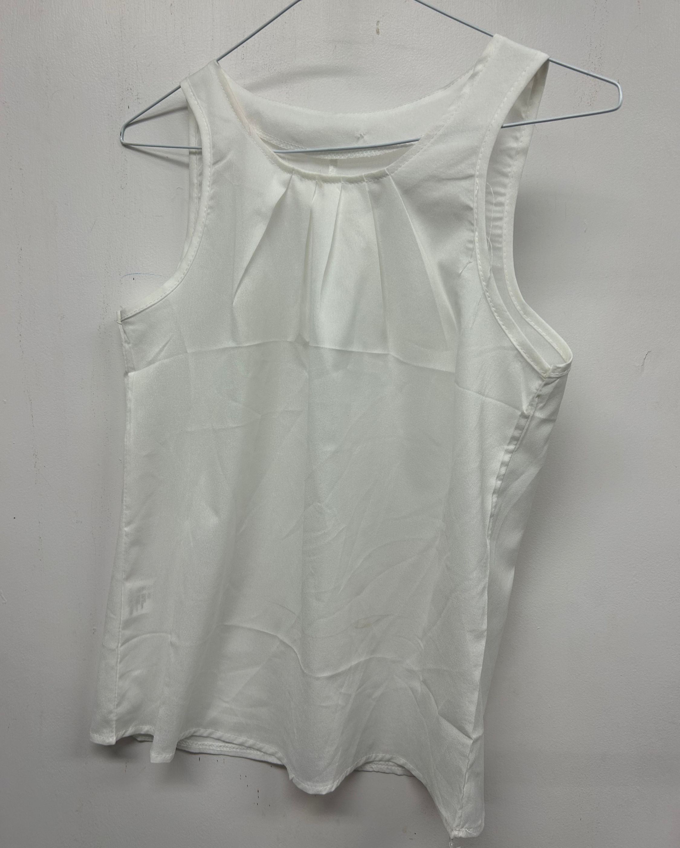 Camisole blanche (bretelle large)