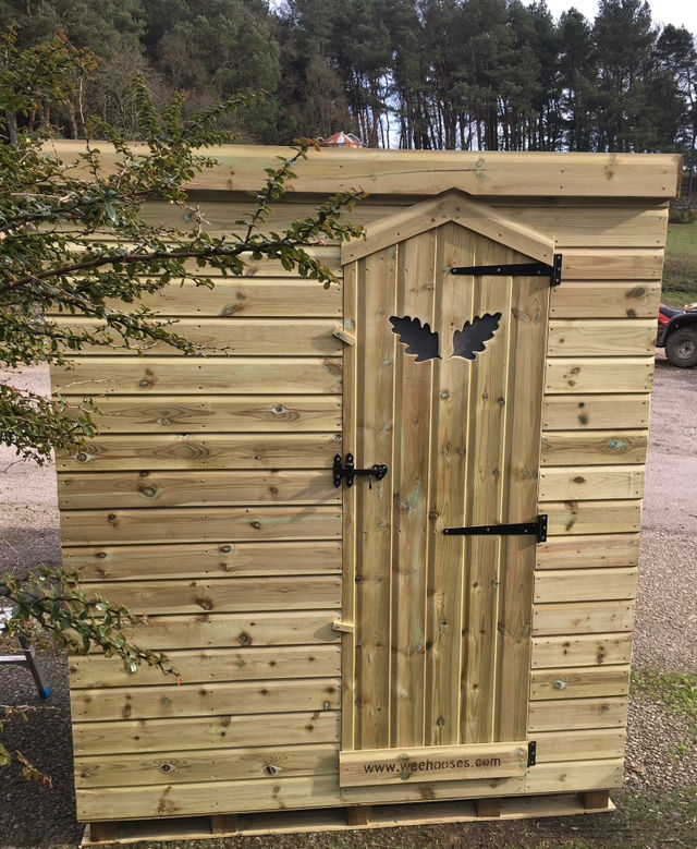 compost loo and shower