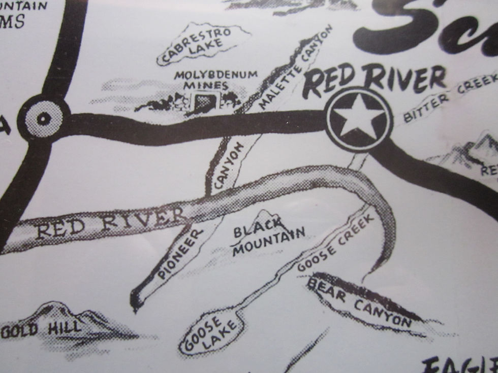 Thumbnail: 1960 Uncle Zeb's Scenic Circle of Beauty Map