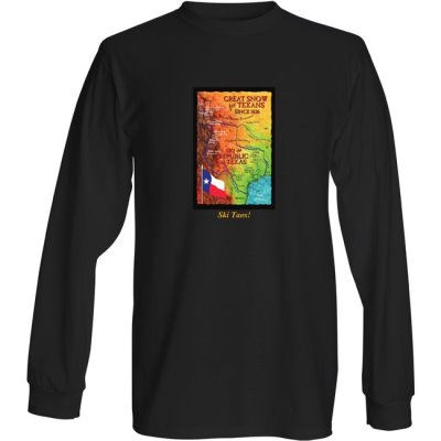 Thumbnail: ebayRepublic of Texas Ski Map Tee- Ski Texas!!