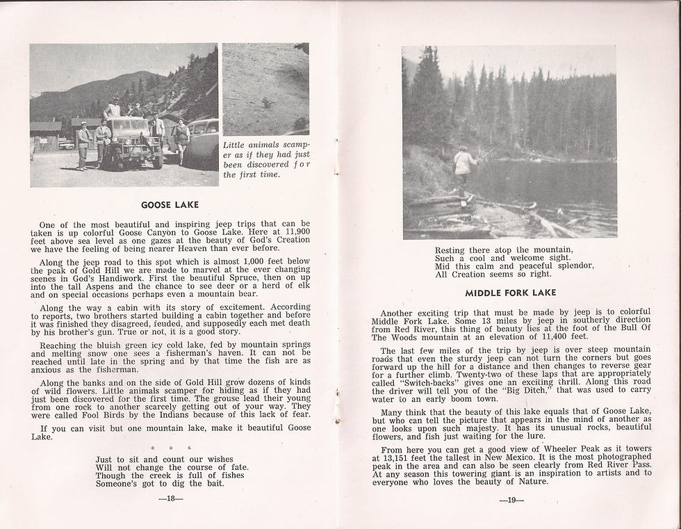 Thumbnail: 1960 Uncle Zeb's Scenic Circle of Beauty Map