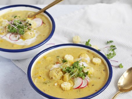 Creamy Vegan Corn Chowder