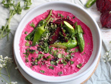 Beetroot White Bean Dip