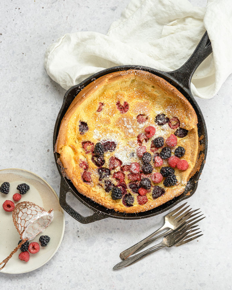 Almond Berry Dutch Baby