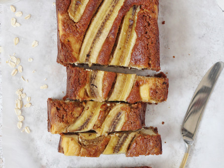 Dairy Free Cream Cheese Stuffed Banana Bread