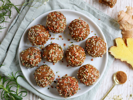 Gingerbread Protein Bites
