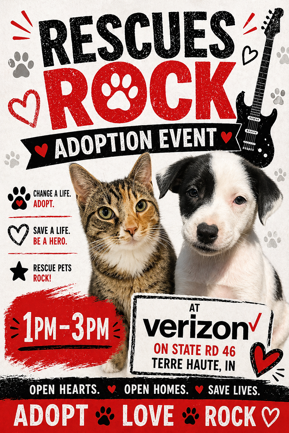 Rescues Rock Adoption Event