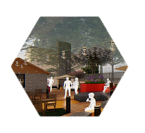 הדמיה של בית קפה - רמת השרון