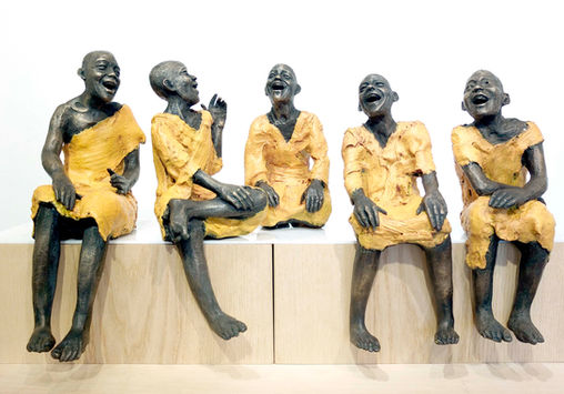 happy sculpture de Corinne Chauvet