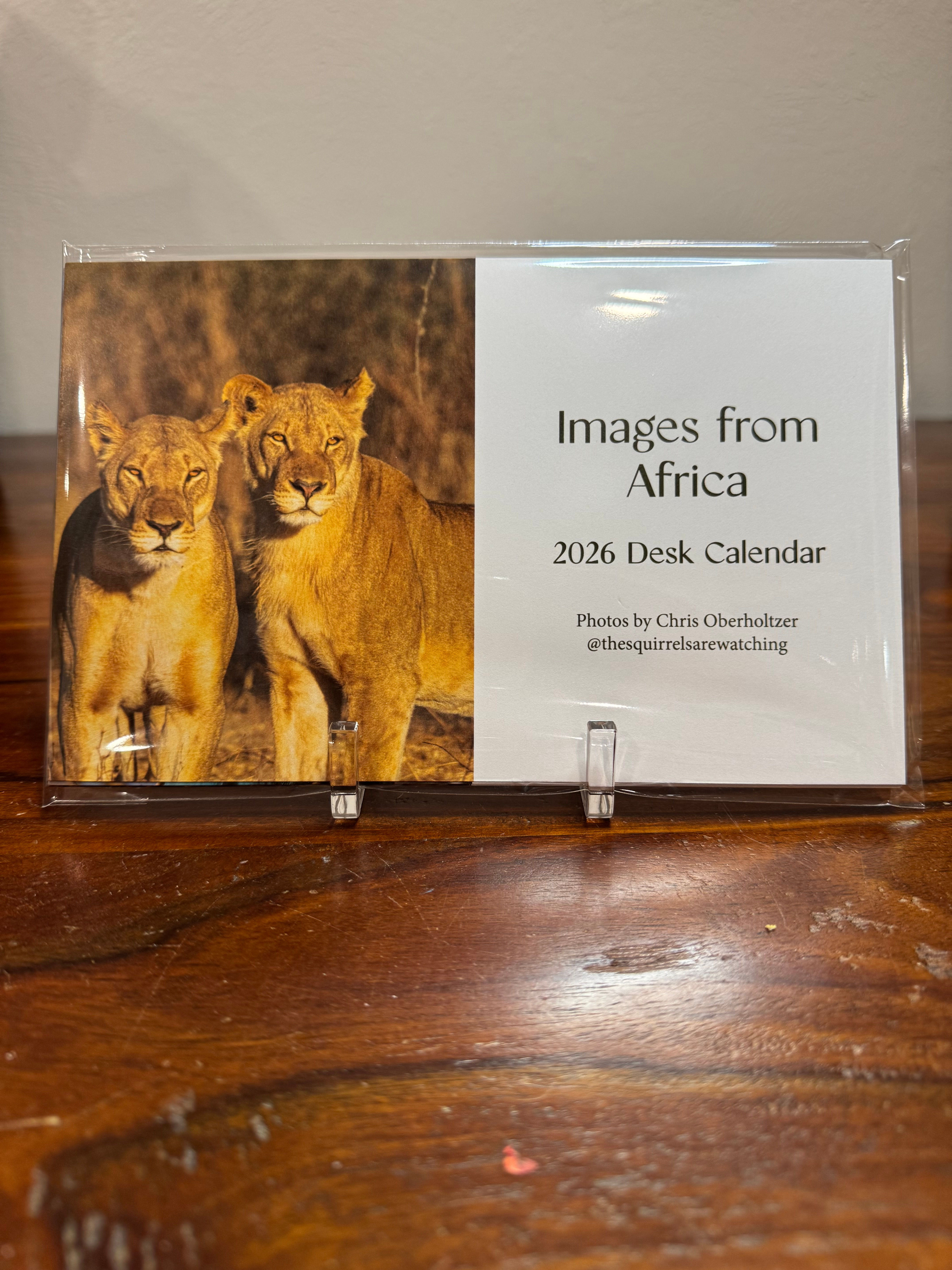 Images from Africa 2026 Calendar *WITH STAND*