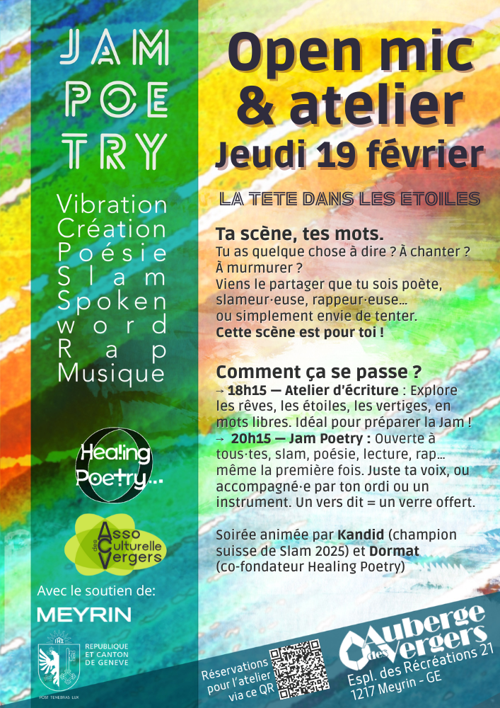 Jam Poetry - Open Mic & Atelier
