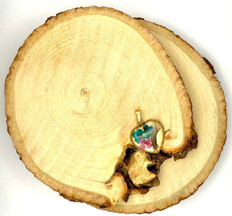 Edelstahl Gelbgoldherz