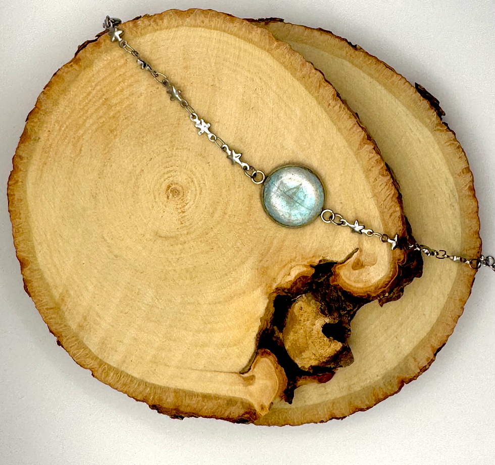 Erinnerungsschmuckarmband mit Fell Edelstahl
