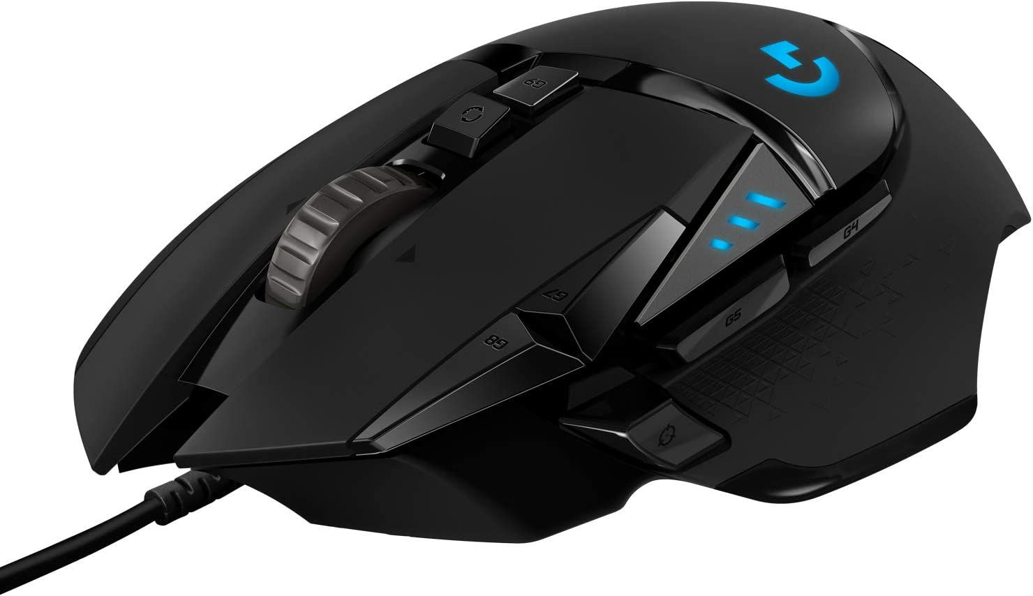 Logitech G502 HERO Mouse Gaming Prestazioni Elevate, Sensore HERO 25K, 25.600 DP
