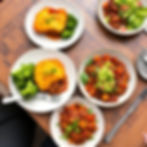 Sweet potato cottage pie and chilli , two meals from this one pot recipe
