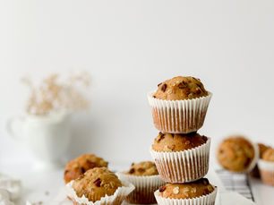 Banana and pecan nut muffins