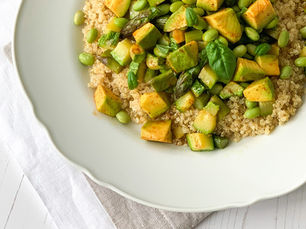 Fresh, zingy quinoa salad