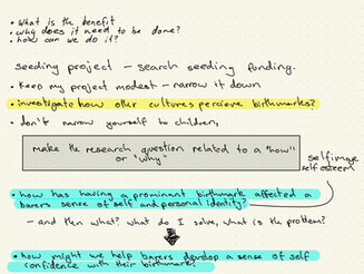 Week 2: Narrowing the focus and researching the topic