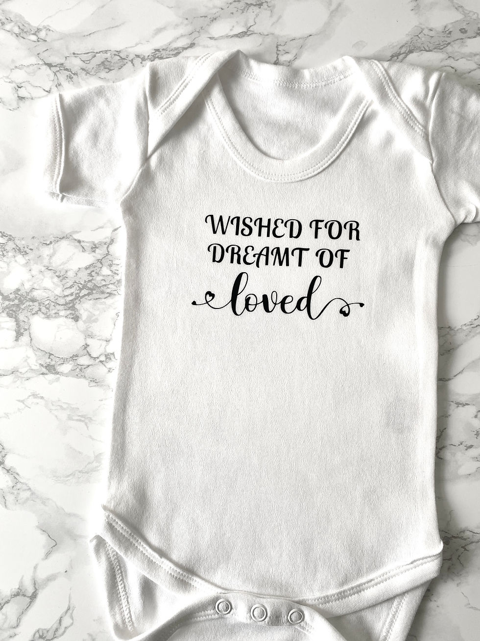 Thumbnail: Wished for, Dreamt of Baby vest 