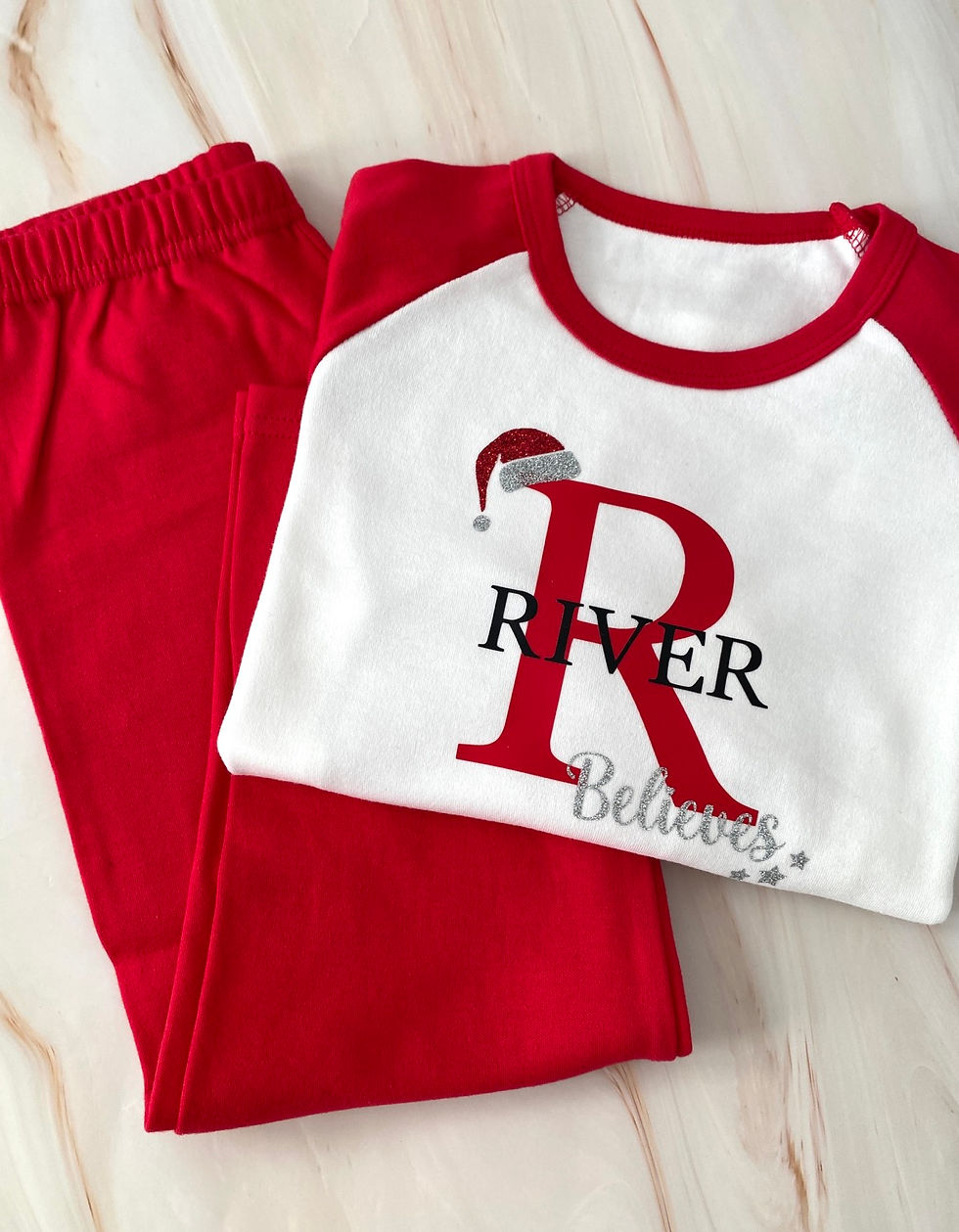 Christmas Children’s Red Believes Pyjamas