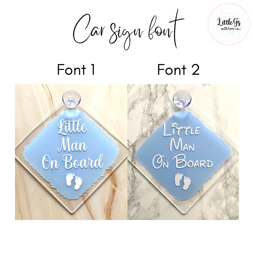 Thumbnail: Baby on Board Car Suction Sign 