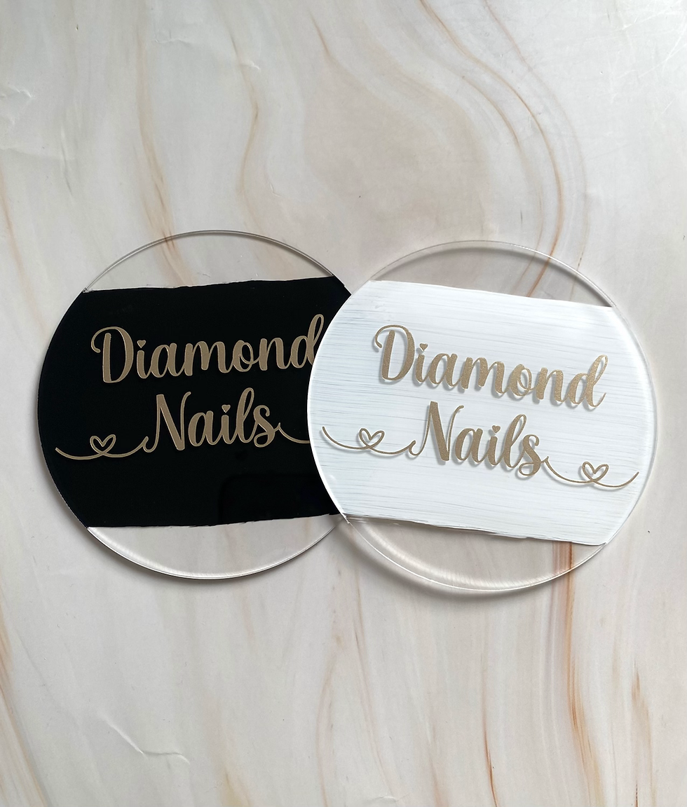 Thumbnail: Business Name Acrylic Disc 