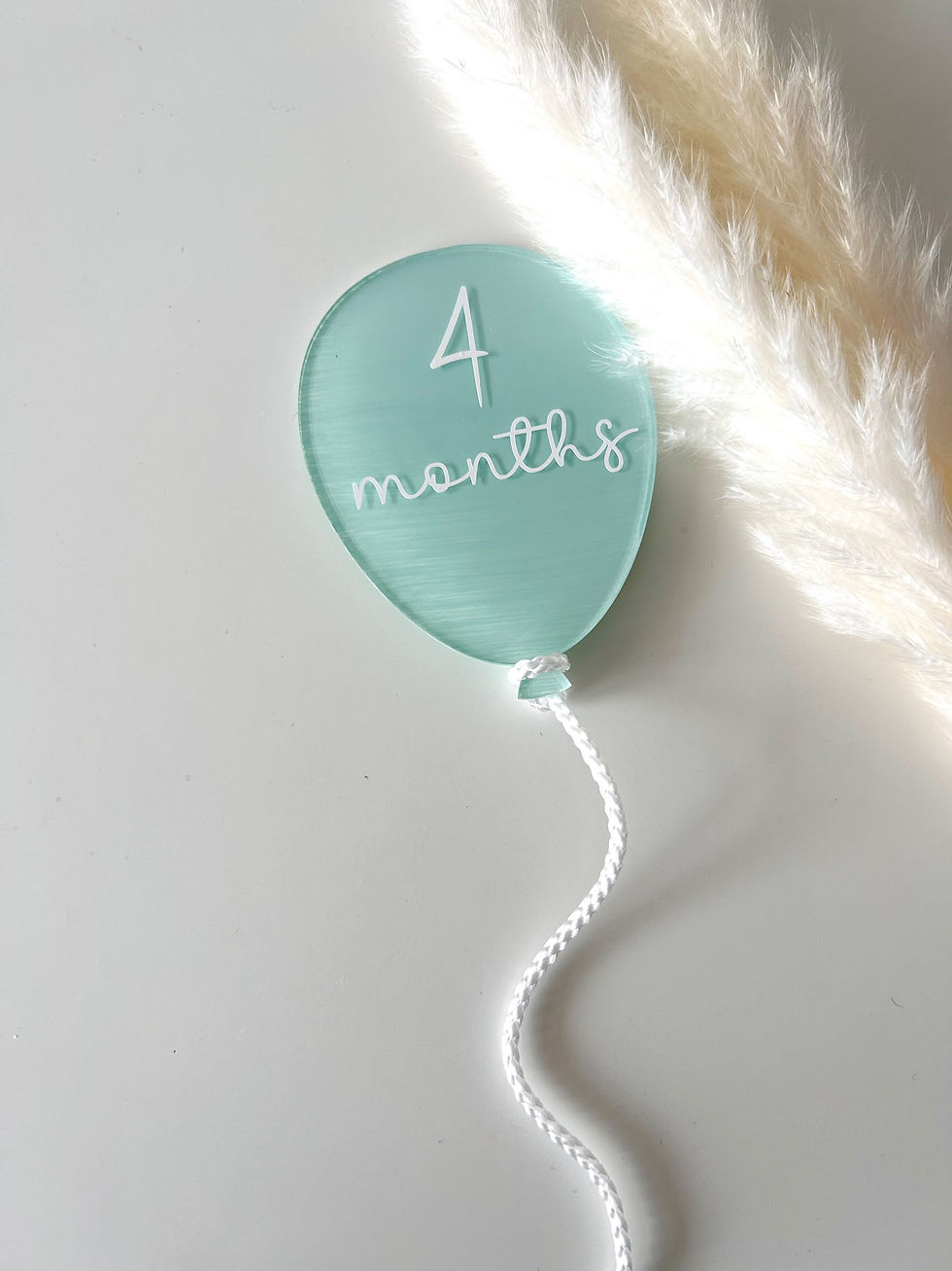Thumbnail: Acrylic Balloon Baby Milestone Set 