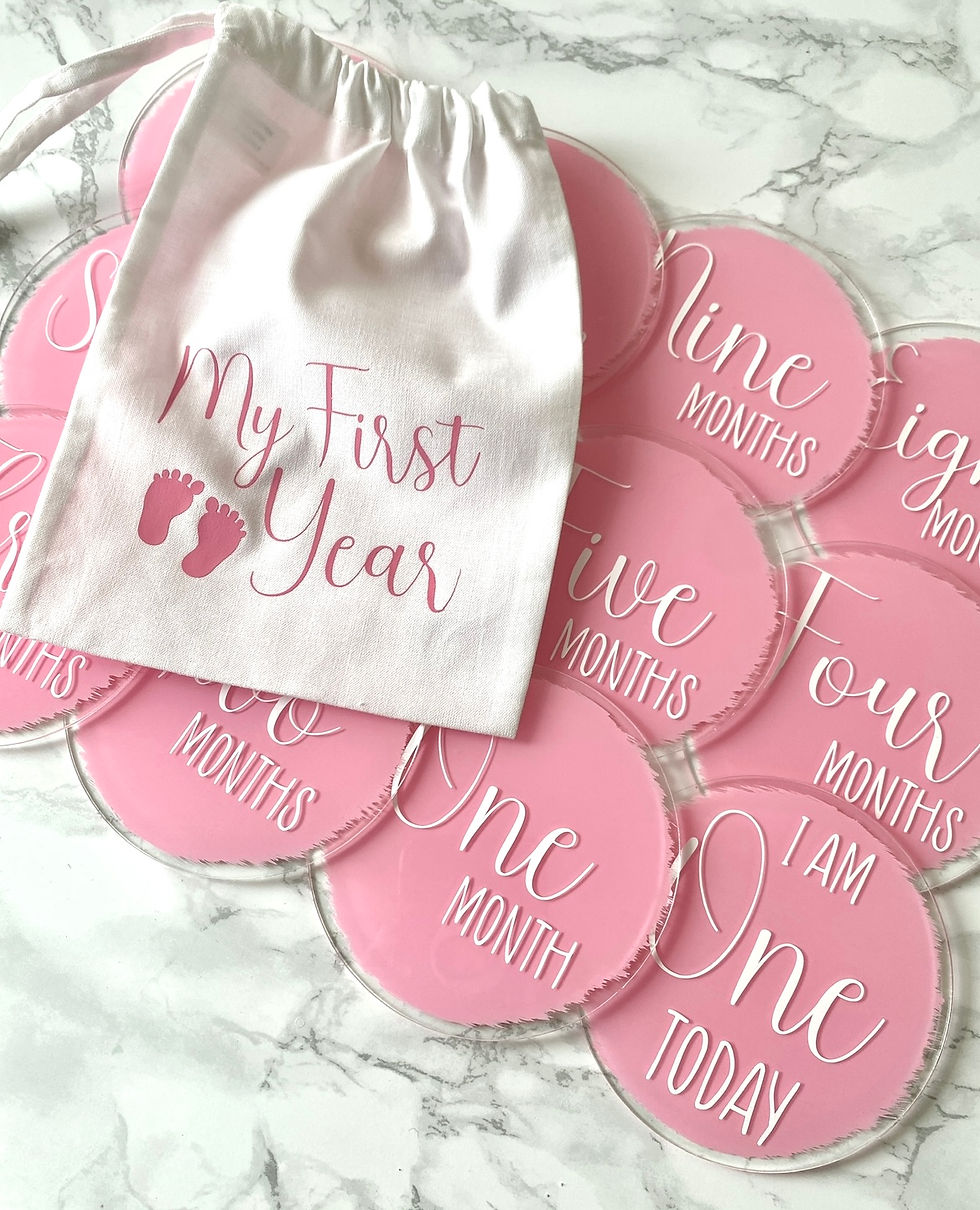 Thumbnail: Acrylic Monthly Milestone Discs