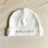Thumbnail: Personalised White Baby Hat 